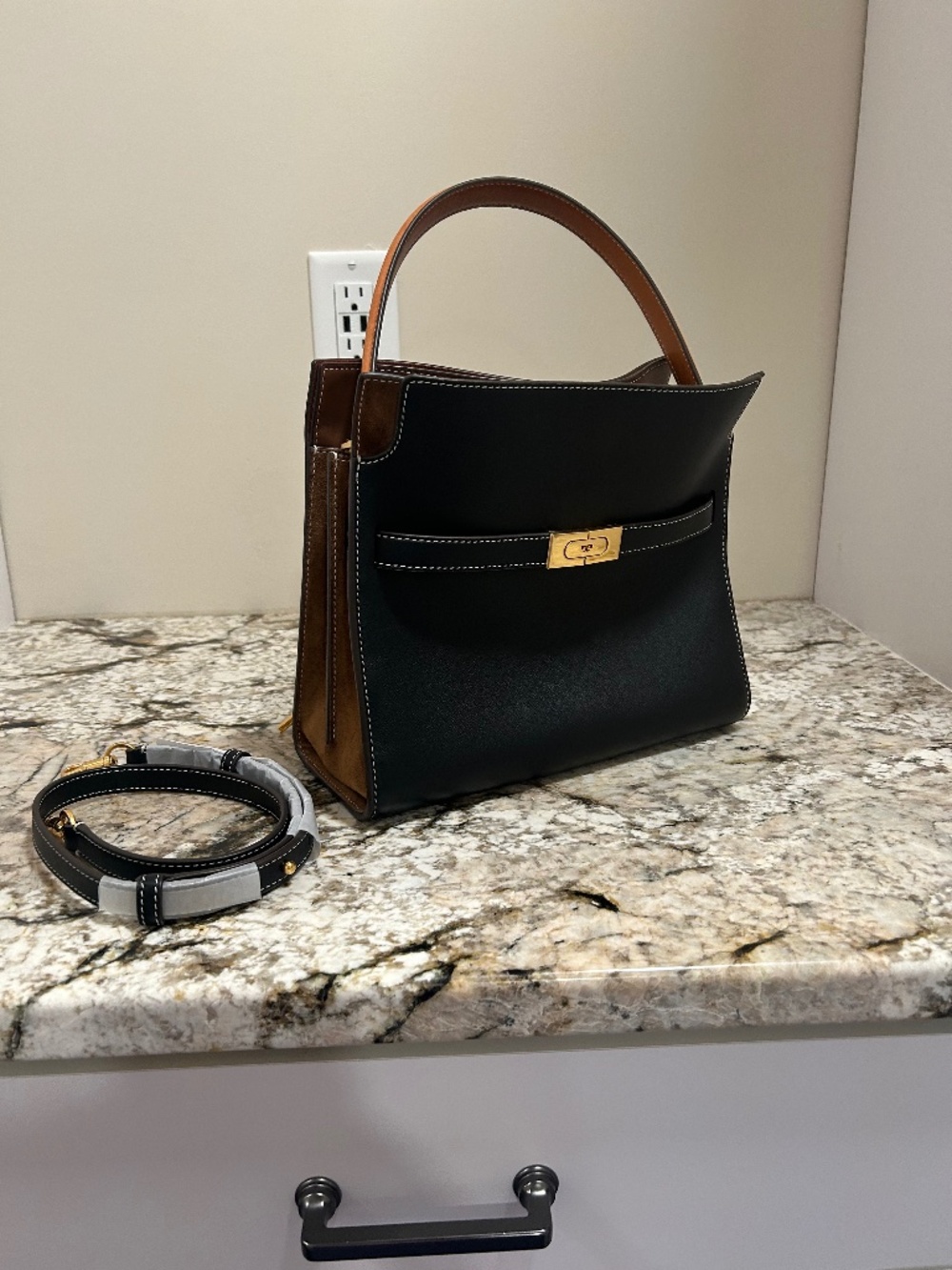 Tory Burch Small Lee Radziwill Bag, $390,  Original $995